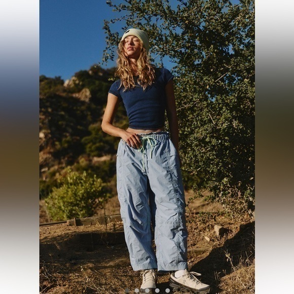 EUC FP Movement Fly By Night pants Riviera blue - Picture 1 of 12